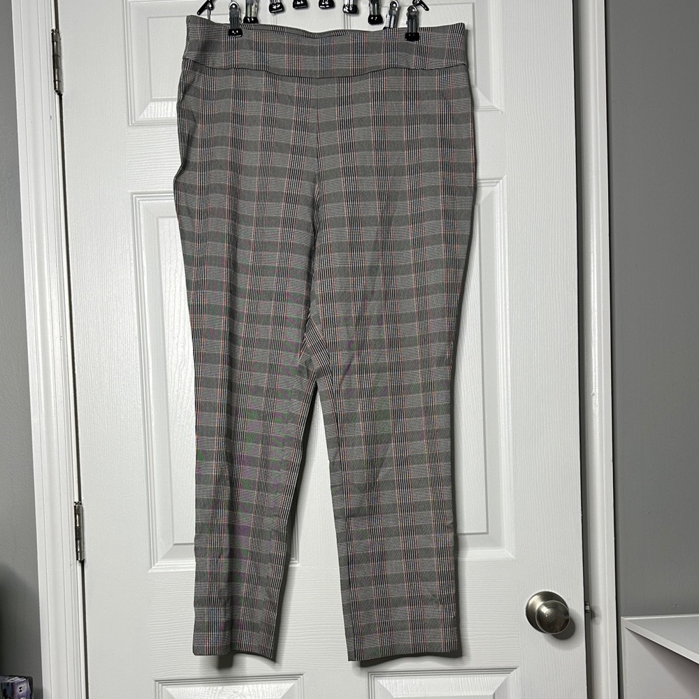 Counterparts Black and White Plaid Pants